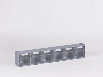 Transparente Kippbehälter Speichersystem